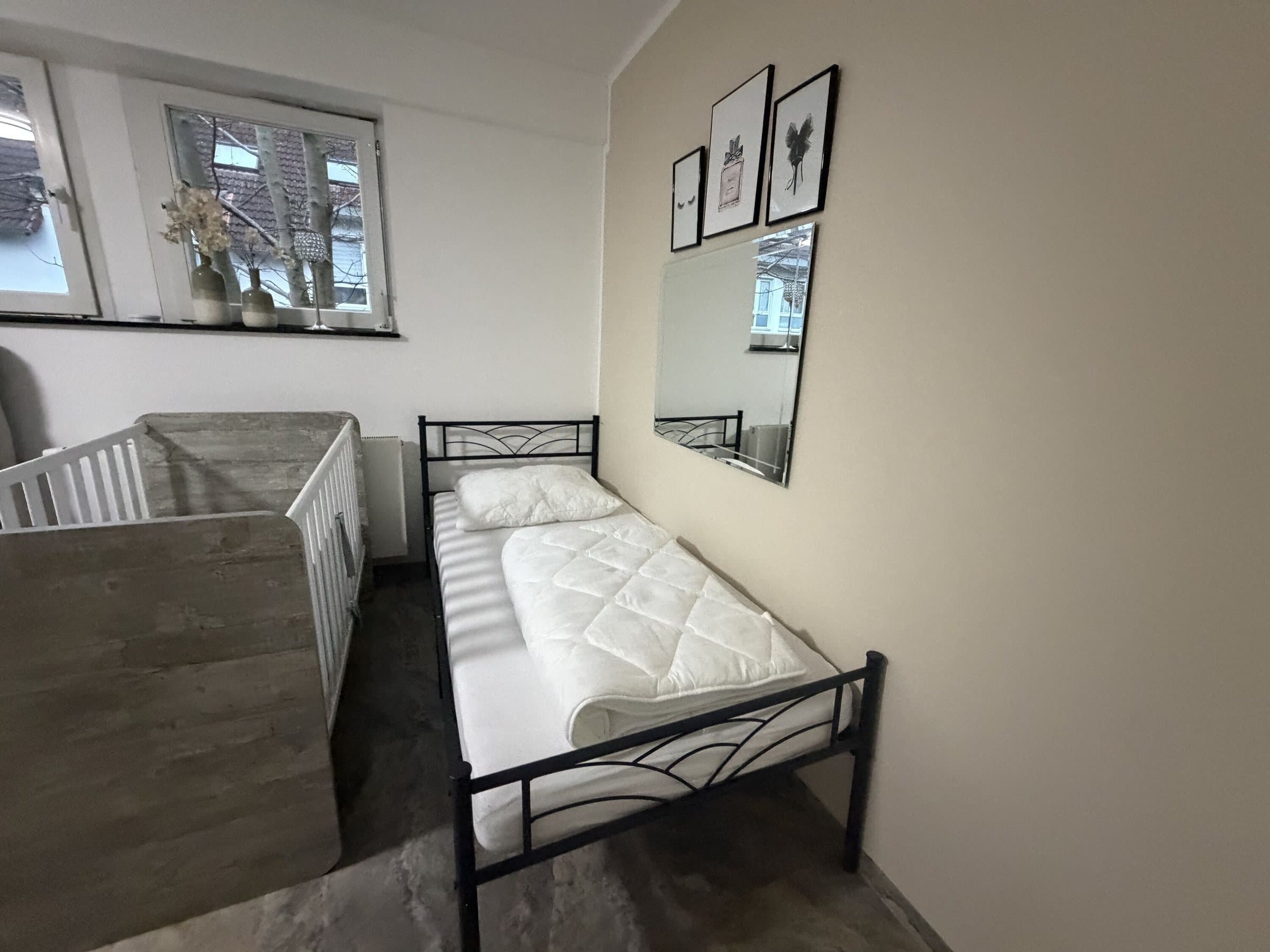Schlafzimmer mit Einzelbett